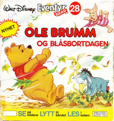 Omslag for Ole Brumm og blåsbortdagen